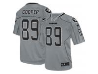 Men Nike NFL Oakland Raiders #89 Amari Cooper Lights Out Grey Limited Jersey