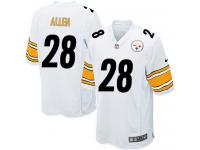 Men Nike NFL Pittsburgh Steelers #28 Cortez Allen Road White Game Jersey