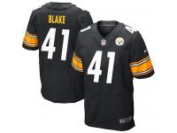 Men Nike NFL Pittsburgh Steelers #41 Antwon Blake Authentic Elite Home Black Jersey