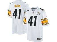 Men Nike NFL Pittsburgh Steelers #41 Antwon Blake Road White Limited Jersey