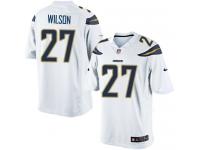 Men Nike NFL San Diego Chargers #27 Jimmy Wilson Road White Limited Jersey