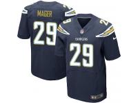 Men Nike NFL San Diego Chargers #29 Craig Mager Authentic Elite Home Navy Blue Jersey