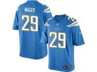Men Nike NFL San Diego Chargers #29 Craig Mager Electric Blue Limited Jersey
