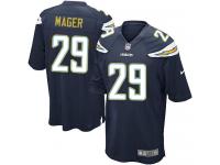 Men Nike NFL San Diego Chargers #29 Craig Mager Home Navy Blue Game Jersey