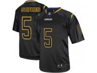 Men Nike NFL San Diego Chargers #5 Mike Scifres Lights Out Black Limited Jersey