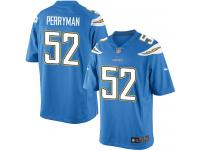 Men Nike NFL San Diego Chargers #52 Denzel Perryman Electric Blue Limited Jersey
