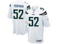 Men Nike NFL San Diego Chargers #52 Denzel Perryman Road White Game Jersey