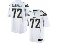 Men Nike NFL San Diego Chargers #72 Joe Barksdale Road White Limited Jersey