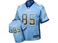 Men Nike NFL San Diego Chargers #85 Antonio Gates Electric Blue Drift Fashion Limited Jersey