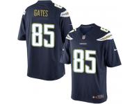 Men Nike NFL San Diego Chargers #85 Antonio Gates Home Navy Blue Limited Jersey