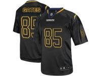 Men Nike NFL San Diego Chargers #85 Antonio Gates Lights Out Black Limited Jersey