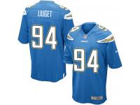 Men Nike NFL San Diego Chargers #94 Corey Liuget Electric Blue Game Jersey