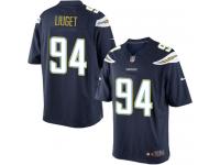 Men Nike NFL San Diego Chargers #94 Corey Liuget Home Navy Blue Limited Jersey
