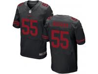 Men Nike NFL San Francisco 49ers #55 Ahmad Brooks Authentic Elite Black Jersey