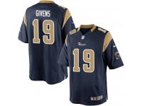 Men Nike NFL St. Louis Rams #19 Chris Givens Home Navy Blue Limited Jersey