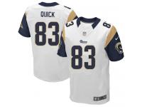 Men Nike NFL St. Louis Rams #83 Brian Quick Authentic Elite Road White Jersey
