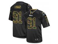 Men Nike NFL St. Louis Rams #91 Chris Long Black Camo Fashion Limited Jersey