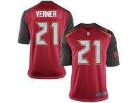 Men Nike NFL Tampa Bay Buccaneers #21 Alterraun Verner Home Red Game Jersey