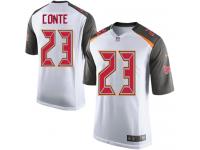 Men Nike NFL Tampa Bay Buccaneers #23 Chris Conte Road White Limited Jersey