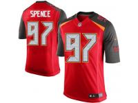 Men Nike NFL Tampa Bay Buccaneers #97 Akeem Spence Home Red Limited Jersey