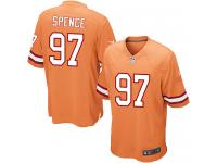 Men Nike NFL Tampa Bay Buccaneers #97 Akeem Spence Orange Limited Jersey