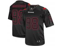 Men Nike NFL Tampa Bay Buccaneers #98 Clinton McDonald Lights Out Black Limited Jersey
