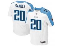 Men Nike NFL Tennessee Titans #20 Bishop Sankey Authentic Elite Road White Jersey