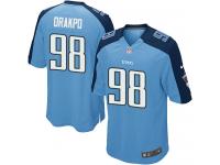 Men Nike NFL Tennessee Titans #98 Brian Orakpo Home Light Blue Game Jersey