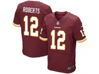 Men Nike NFL Washington Redskins #12 Andre Roberts Authentic Elite Home Burgundy Red Jersey