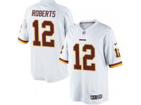 Men Nike NFL Washington Redskins #12 Andre Roberts Road White Limited Jersey