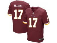 Men Nike NFL Washington Redskins #17 Doug Williams Authentic Elite Home Burgundy Red Jersey