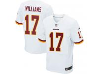 Men Nike NFL Washington Redskins #17 Doug Williams Authentic Elite Road White Jersey