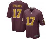 Men Nike NFL Washington Redskins #17 Doug Williams Burgundy Red 80th Anniversary Game Jersey