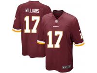 Men Nike NFL Washington Redskins #17 Doug Williams Home Burgundy Red Game Jersey