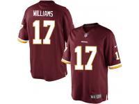 Men Nike NFL Washington Redskins #17 Doug Williams Home Burgundy Red Limited Jersey