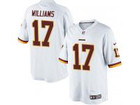 Men Nike NFL Washington Redskins #17 Doug Williams Road White Limited Jersey