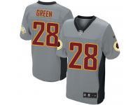 Men Nike NFL Washington Redskins #28 Darrell Green Grey Shadow Limited Jersey