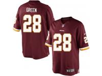 Men Nike NFL Washington Redskins #28 Darrell Green Home Burgundy Red Limited Jersey