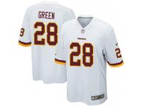 Men Nike NFL Washington Redskins #28 Darrell Green Road White Game Jersey