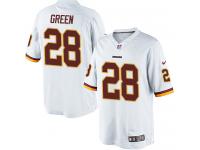 Men Nike NFL Washington Redskins #28 Darrell Green Road White Limited Jersey