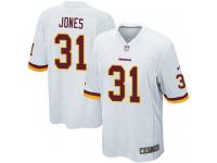 Men Nike NFL Washington Redskins #31 Matt Jones Road White Game Jersey