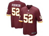 Men Nike NFL Washington Redskins #52 Keenan Robinson Home Burgundy Red Game Jersey