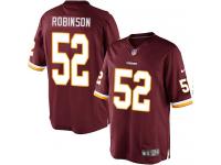 Men Nike NFL Washington Redskins #52 Keenan Robinson Home Burgundy Red Limited Jersey