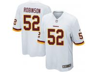 Men Nike NFL Washington Redskins #52 Keenan Robinson Road White Game Jersey