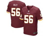 Men Nike NFL Washington Redskins #56 Perry Riley Authentic Elite Home Burgundy Red Jersey