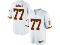 Men Nike NFL Washington Redskins #77 Shawn Lauvao Road White Limited Jersey