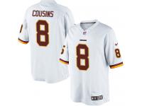 Men Nike NFL Washington Redskins #8 Kirk Cousins Road White Limited Jersey