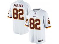 Men Nike NFL Washington Redskins #82 Logan Paulsen Road White Limited Jersey