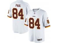 Men Nike NFL Washington Redskins #84 Niles Paul Road White Limited Jersey