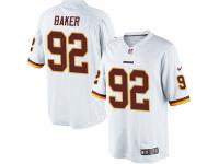 Men Nike NFL Washington Redskins #92 Chris Baker Road White Limited Jersey